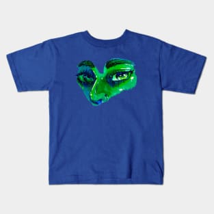 Green Eyed Monster Kids T-Shirt